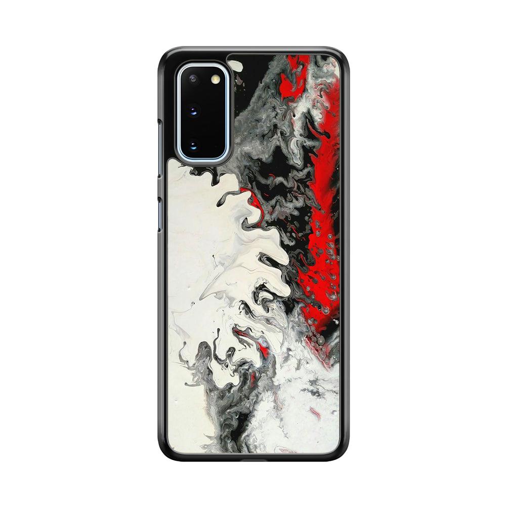 Colour B&W Affiliate Samsung Galaxy S20 Case-Rubber Black (2D Case)-Oxvistore