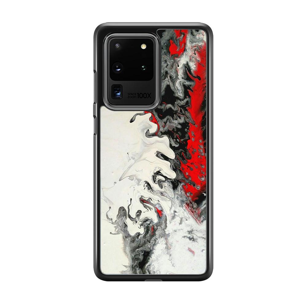 Colour B&W Affiliate Samsung Galaxy S20 Ultra Case-Rubber Black (2D Case)-Oxvistore