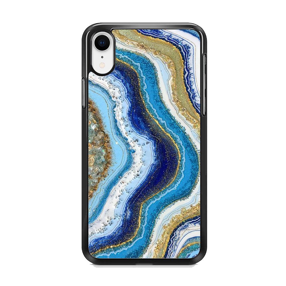 Colour Bluish Geodesic iPhone XR Case-3D Case-Oxvistore