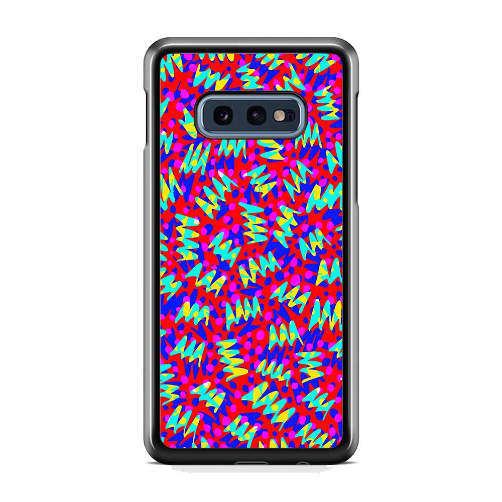 Colour Layer Red Glowing Samsung Galaxy S10E Case-3D Case-Oxvistore