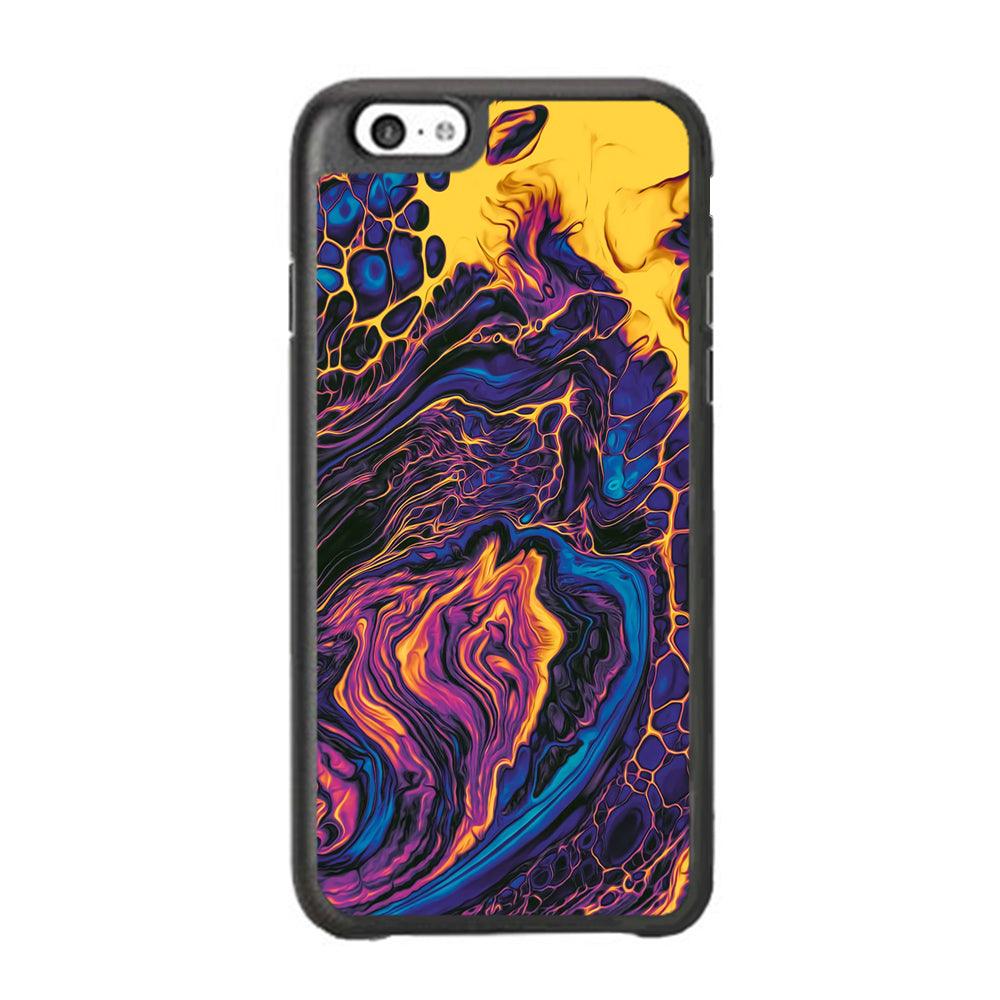 Colour Spread of Cell iPhone 6 Plus | 6s Plus Case-Rubber Black (2D Case)-Oxvistore