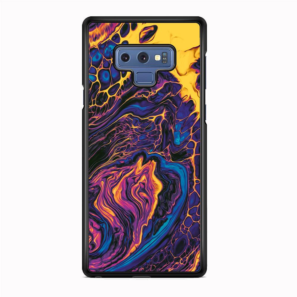 Colour Spread of Cell Samsung Galaxy Note 9 Case-Tempered Glass Case-Oxvistore