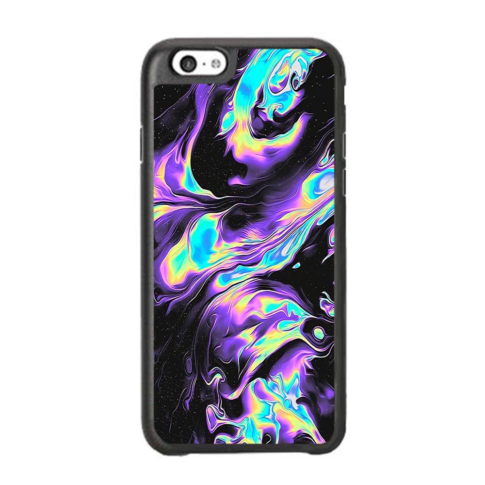 Colour Twisted Gradation iPhone 6 Plus | 6s Plus Case-Rubber Black (2D Case)-Oxvistore