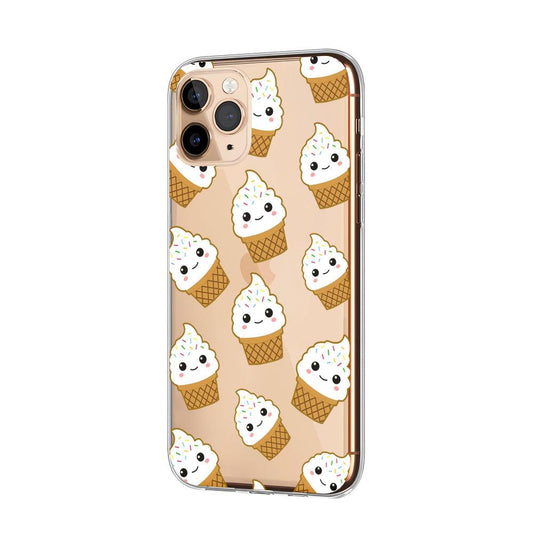 Cup Cake Ice Cream Topping Clear Soft Case-Oxvistore