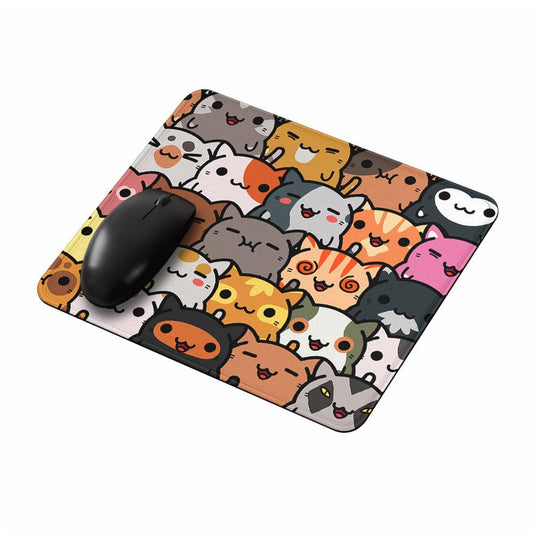 Cut Cat Face Collection Mouse Pads-Oxvistore
