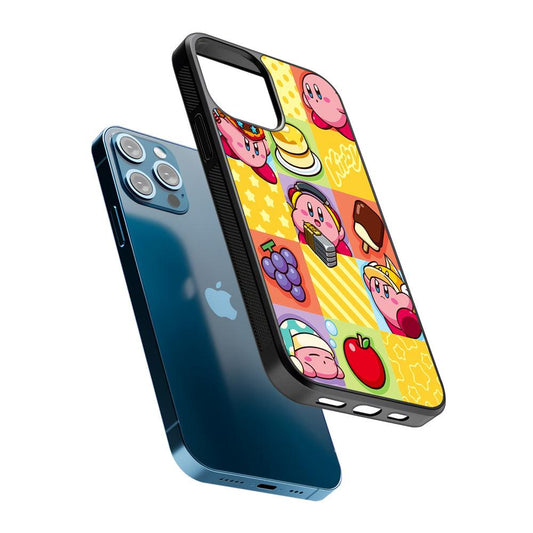 Cute Kirby Collage 2D Rubber Phone Case-Oxvistore