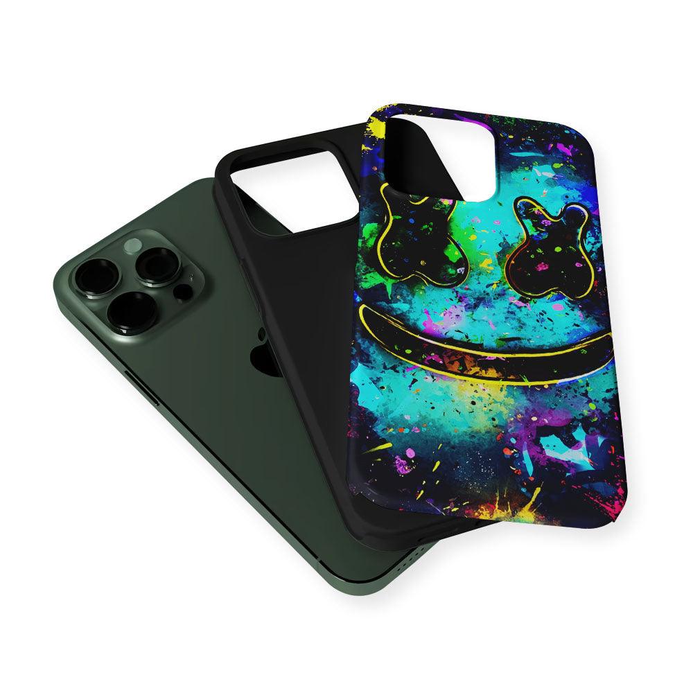DJ Marshmello Painting Art 2 in 1 Tough Phone Case-Oxvistore
