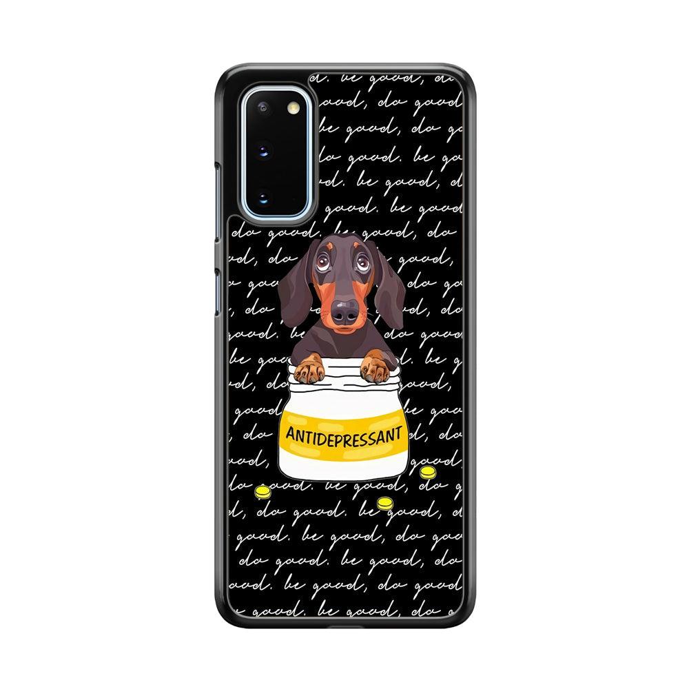 Dachshund Antidepressant Samsung Galaxy S20 Case-3D Case-Oxvistore