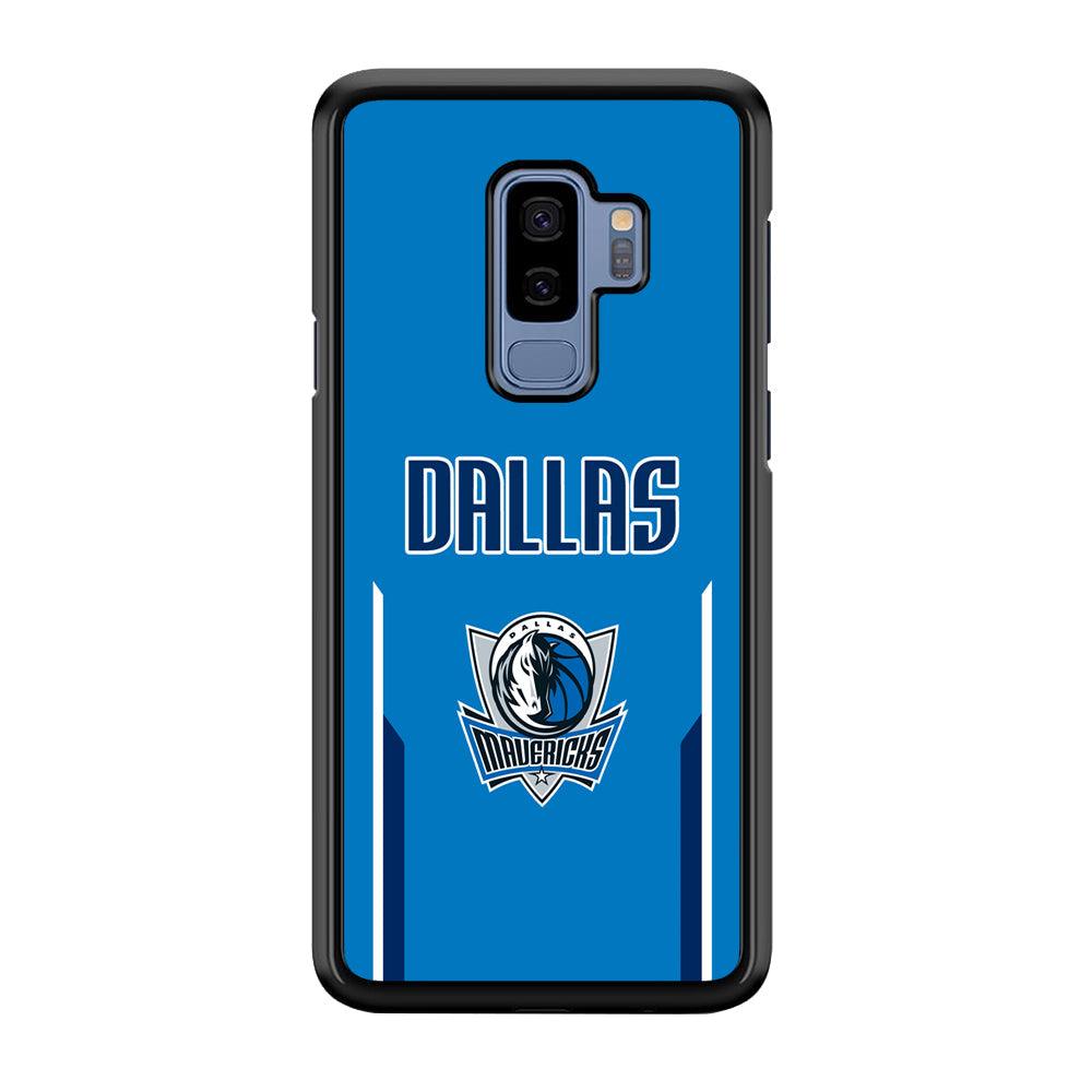 Dallas Mavericks Feel Seeing The Sea Samsung Galaxy S9 Plus Case-Rubber Black (2D Case)-Oxvistore