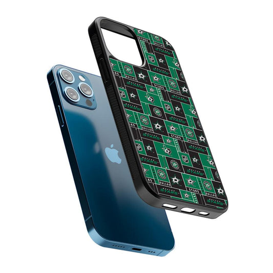 Dallas Stars Pattern 2D Rubber Phone Case-Oxvistore