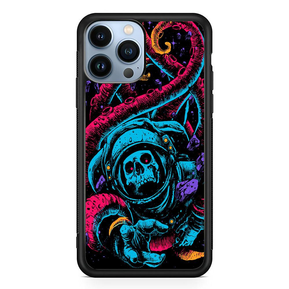 Dead Astronauts Lost in Space 2D Rubber Phone Case-Black-Oxvistore