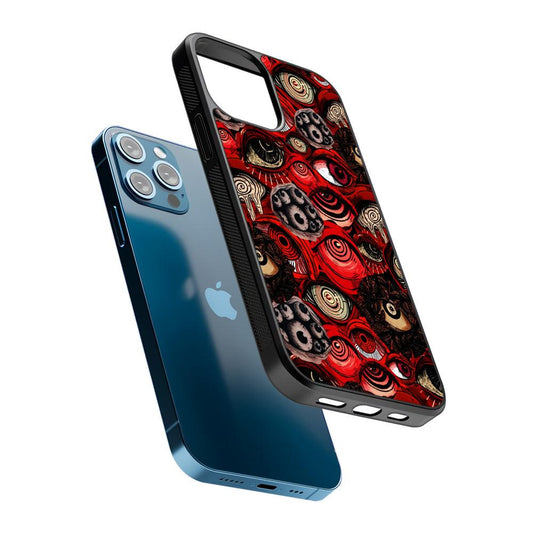 Deadly Eyes Demon 2D Rubber Phone Case-Oxvistore