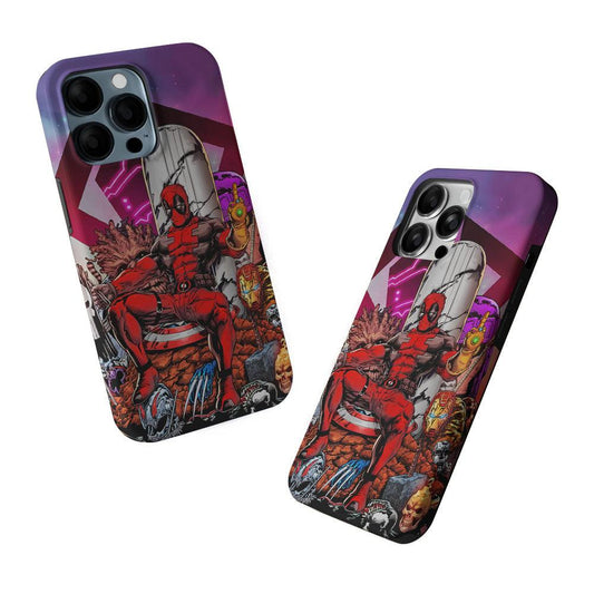 Deadpool Kills Everyone 2 in 1 Tough Phone Case-Oxvistore