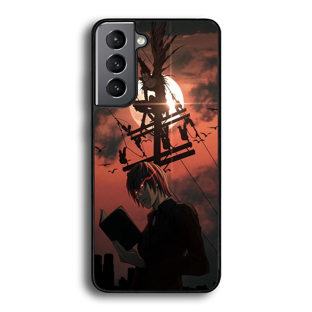 Death Note After The Moon Coming Samsung Galaxy S22 Case-Rubber Black (2D Case)-Oxvistore