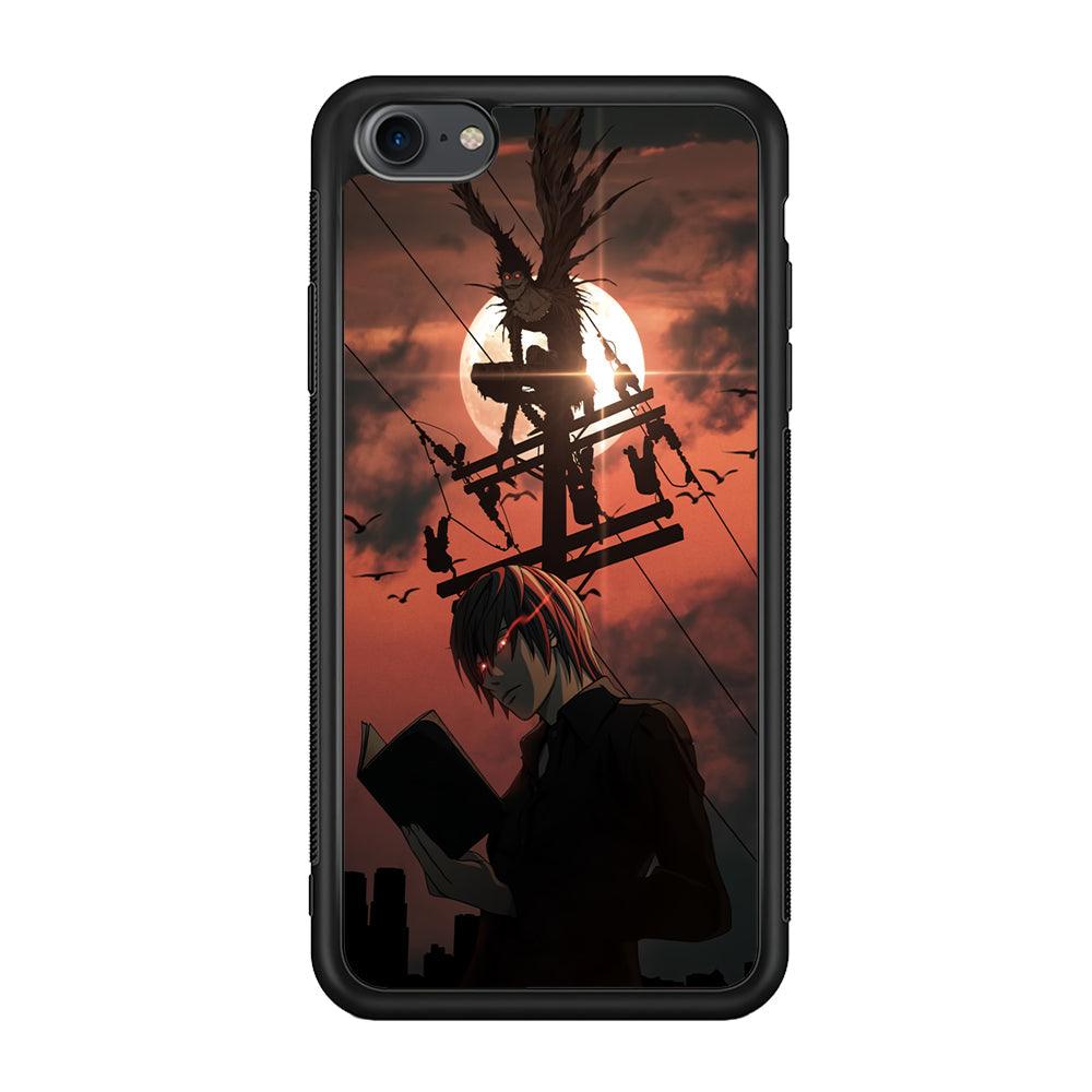 Death Note After The Moon Coming iPhone 8 Case-Rubber Black (2D Case)-Oxvistore