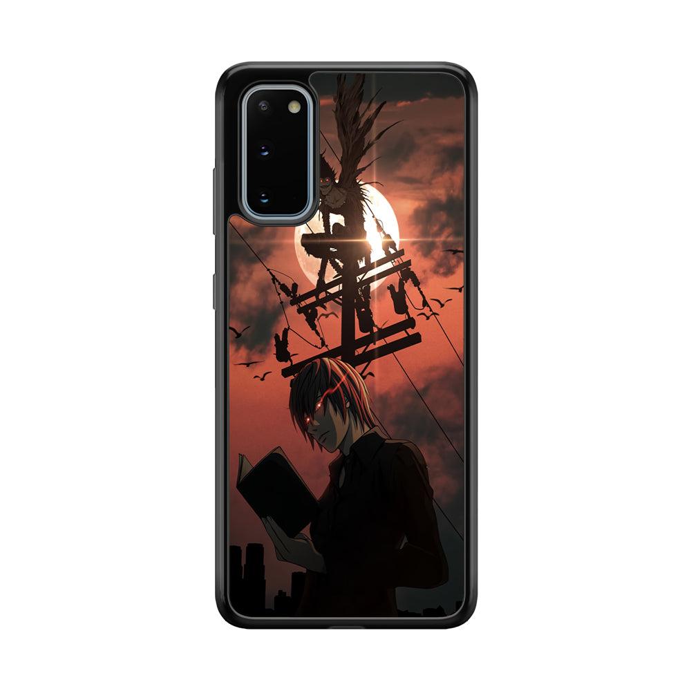 Death Note After The Moon Coming Samsung Galaxy S20 Case-Rubber Black (2D Case)-Oxvistore