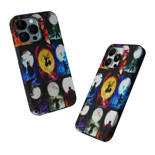 Demon Slayer Character Collage 2 in 1 Tough Phone Case-Oxvistore