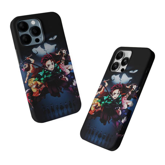 Demon Slayer Epic Adventure 2 in 1 Tough Phone Case-Oxvistore