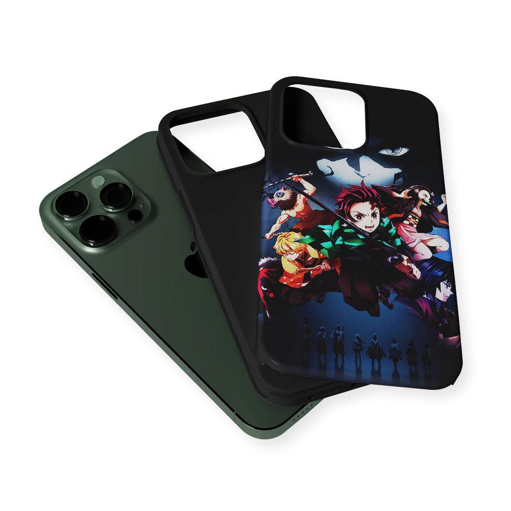 Demon Slayer Epic Adventure 2 in 1 Tough Phone Case-Oxvistore