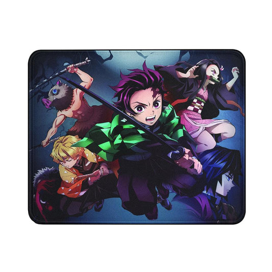 Demon Slayer Main Characters Mouse Pads | Custom Mouse Pad with Non-Slip Rubber Base