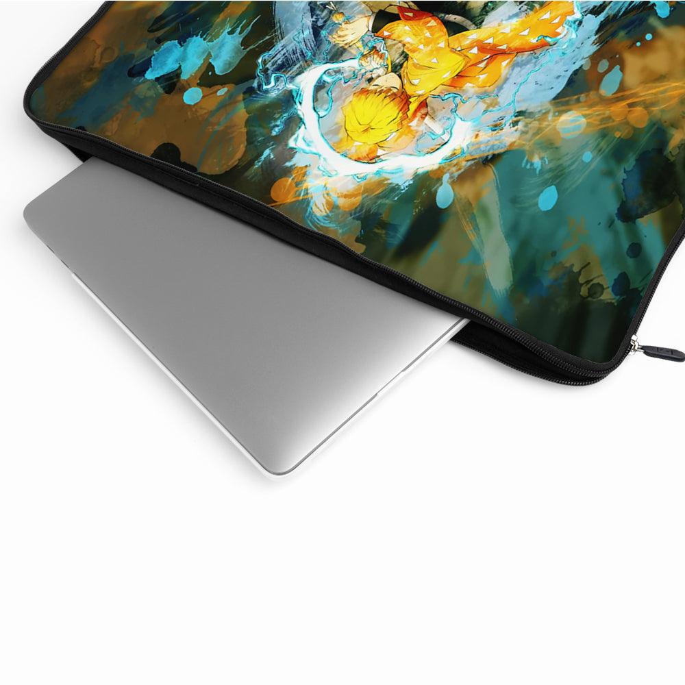 Demon Slayer Zenitsu Agatsuma Laptop Sleeve Protective Cover-Oxvistore