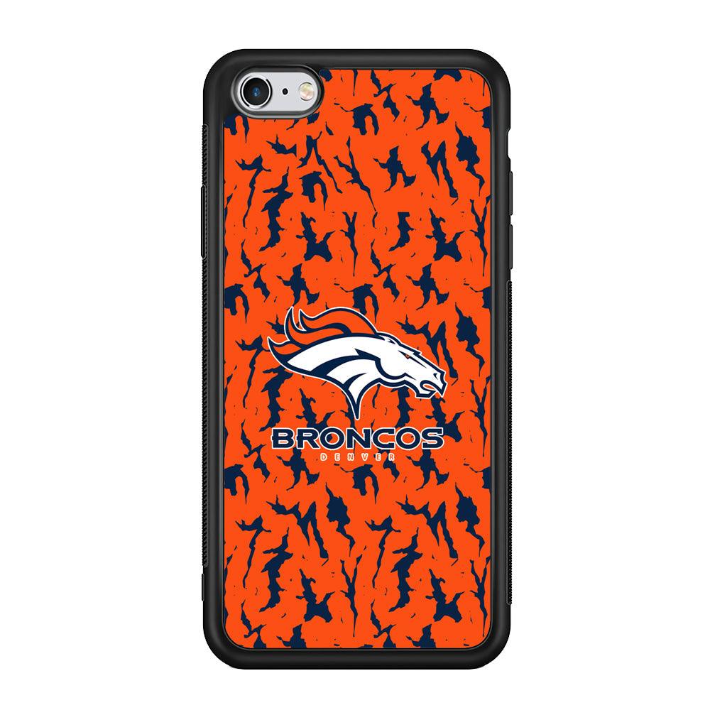 Denver Broncos Script for The Winner iPhone 6 Plus | 6s Plus Case-Rubber Black (2D Case)-Oxvistore