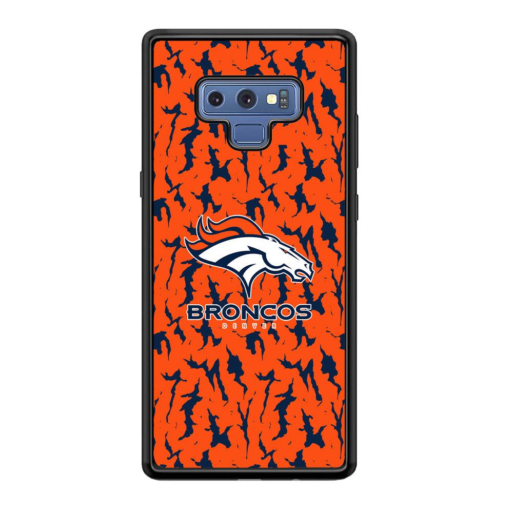 Denver Broncos Script for The Winner Samsung Galaxy Note 9 Case-Rubber Black (2D Case)-Oxvistore