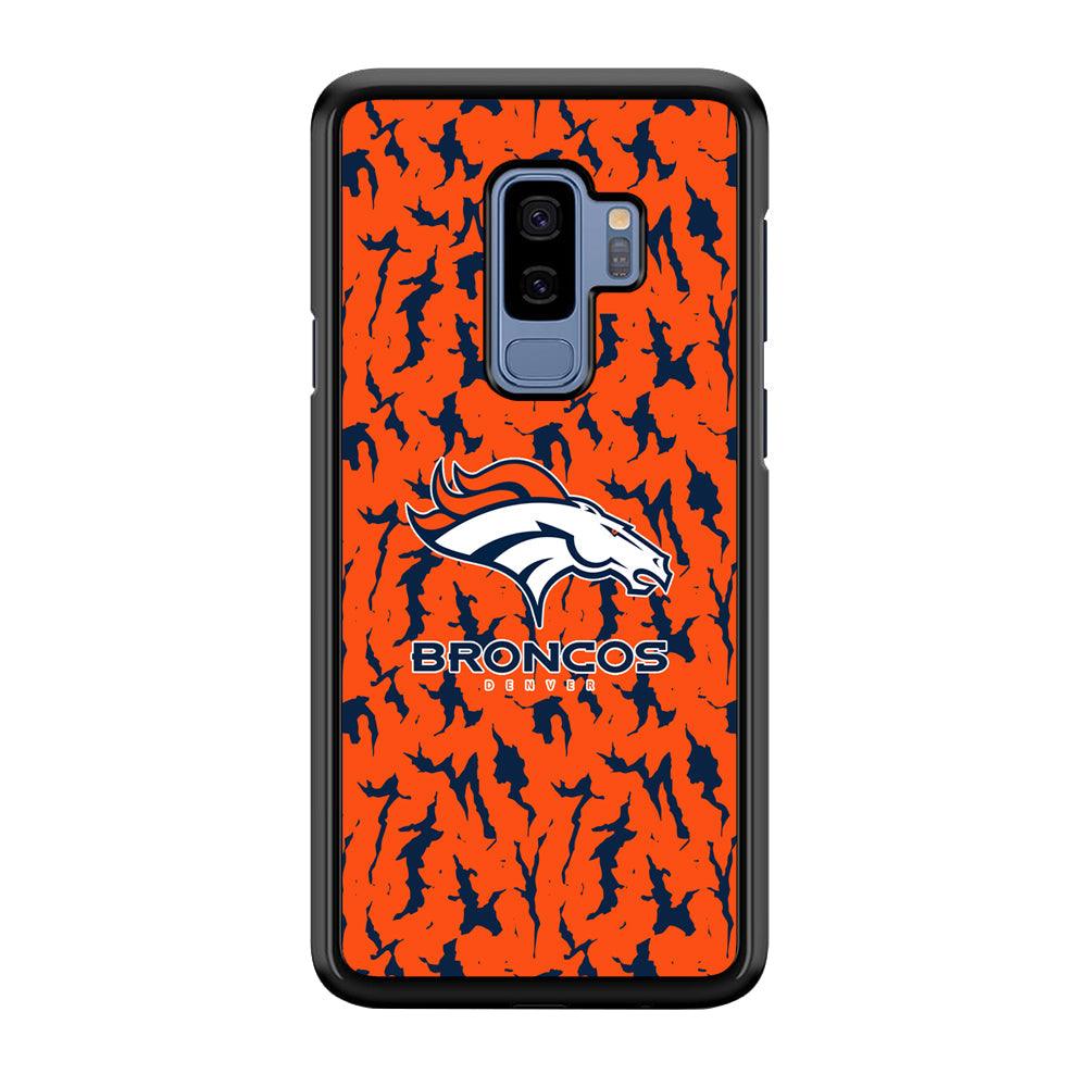 Denver Broncos Script for The Winner Samsung Galaxy S9 Plus Case-Rubber Black (2D Case)-Oxvistore