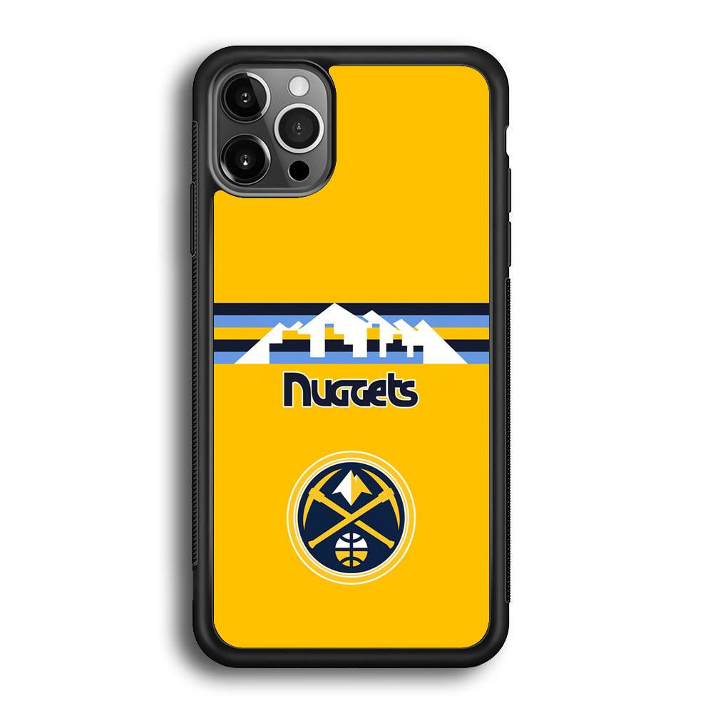 Denver Nuggets Home for Comeback iPhone 12 Pro Max Case-Rubber Black (2D Case)-Oxvistore