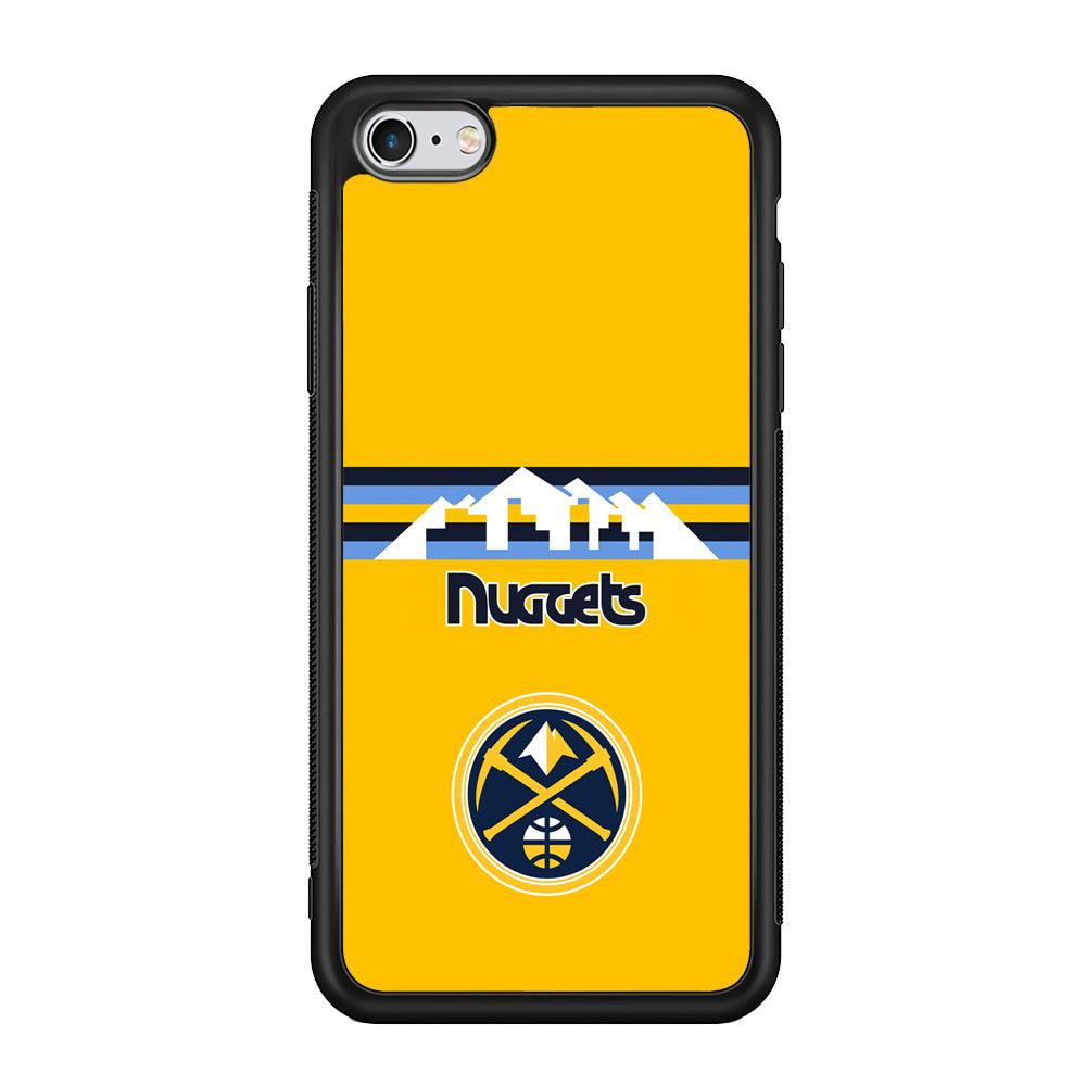 Denver Nuggets Home for Comeback iPhone 6 Plus | 6s Plus Case-Rubber Black (2D Case)-Oxvistore