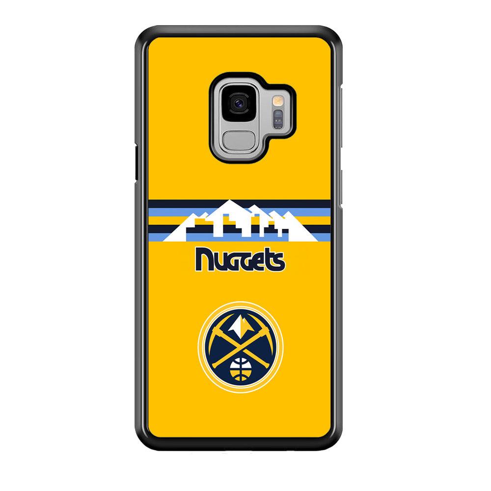Denver Nuggets Home for Comeback Samsung Galaxy S9 Case-Rubber Black (2D Case)-Oxvistore