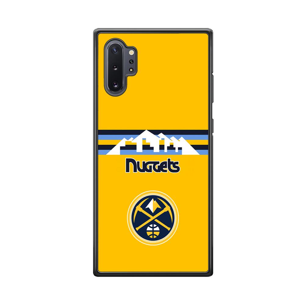 Denver Nuggets Home for Comeback Samsung Galaxy Note 10 Plus Case-Rubber Black (2D Case)-Oxvistore