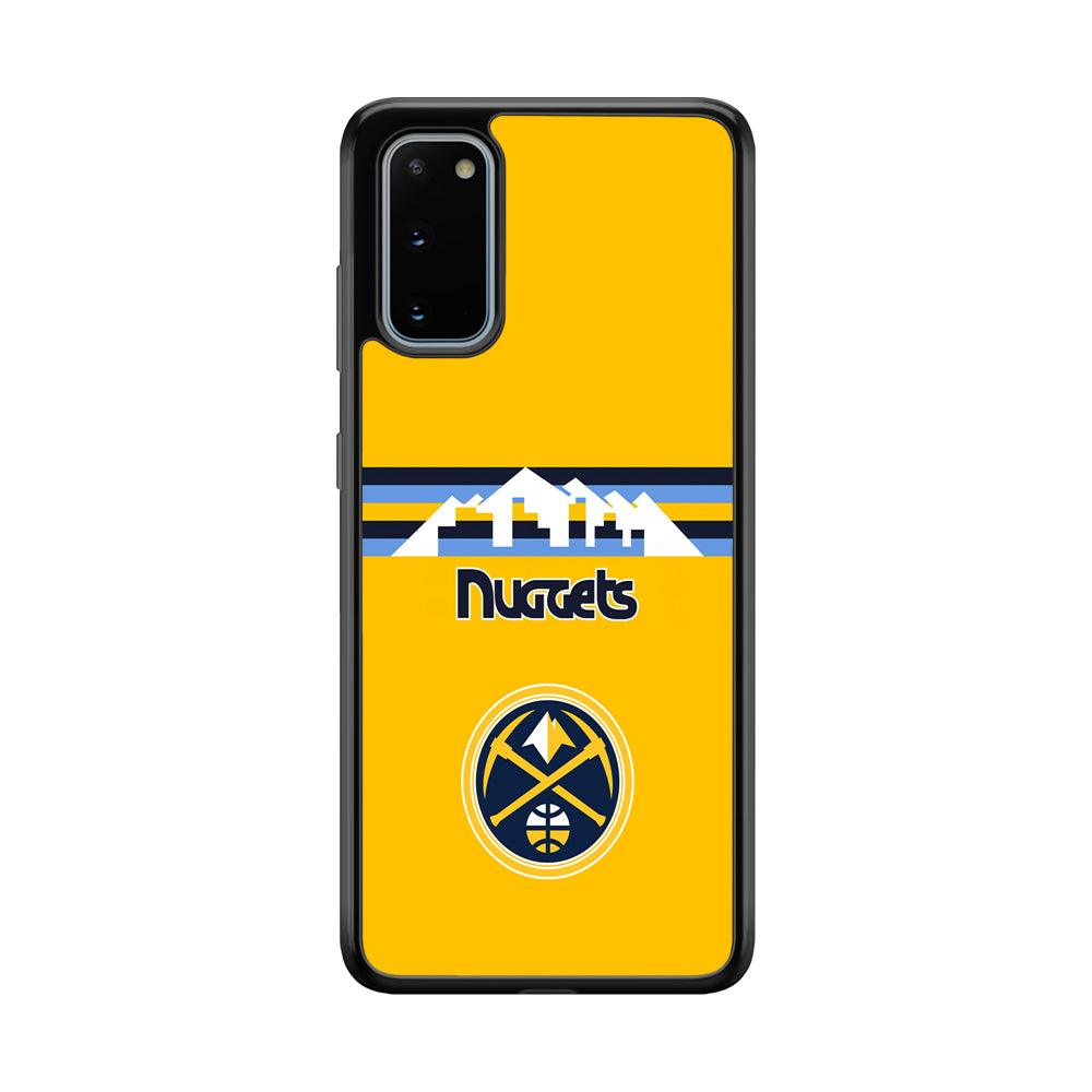 Denver Nuggets Home for Comeback Samsung Galaxy S20 Case-Rubber Black (2D Case)-Oxvistore
