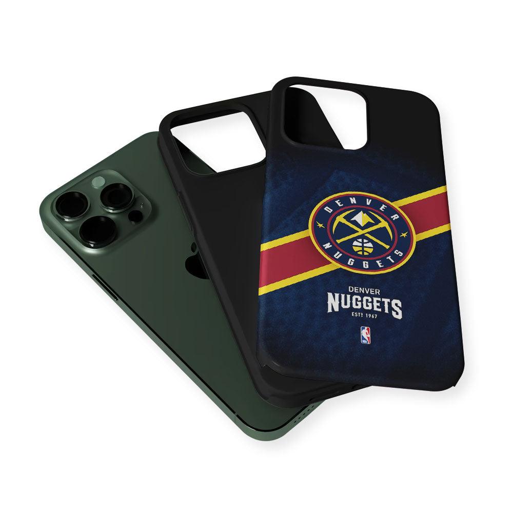 Denver Nuggets Logo 2 in 1 Tough Phone Case-Oxvistore