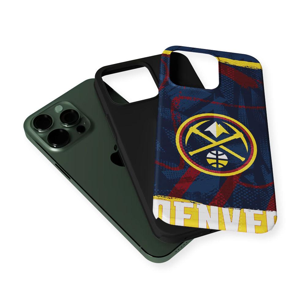 Denver Nuggets Pattern 2 in 1 Tough Phone Case-Oxvistore