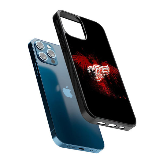 Detroit Red Wings Eagle 2D Rubber Phone Case-Oxvistore