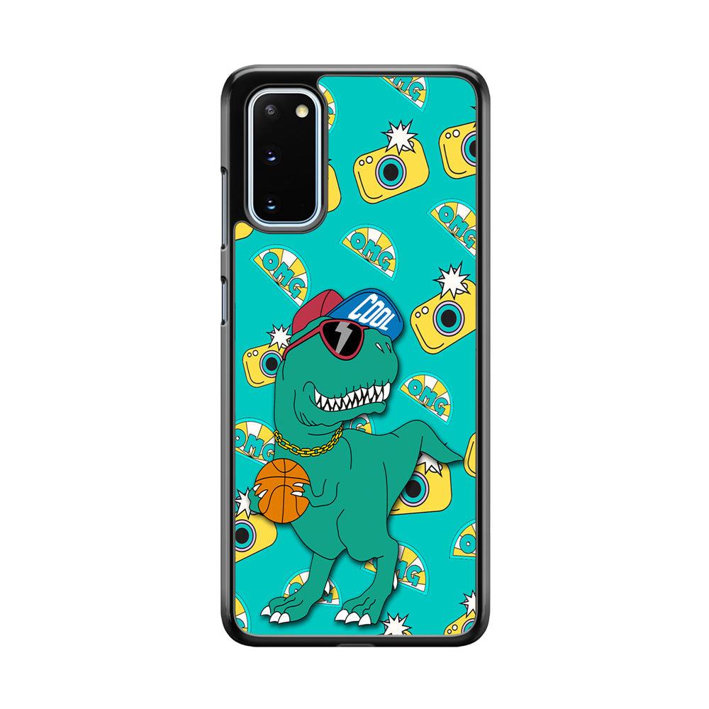 Dinosaur Star Player Samsung Galaxy S20 Case-3D Case-Oxvistore
