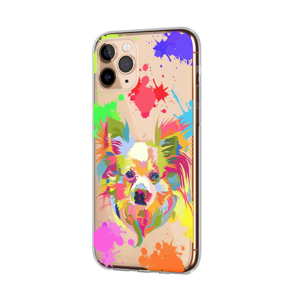 Dog Colorful Art Clear Soft Case-Oxvistore