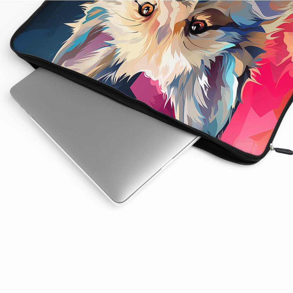 Dog Face Painting Laptop Sleeve Protective Cover-Oxvistore