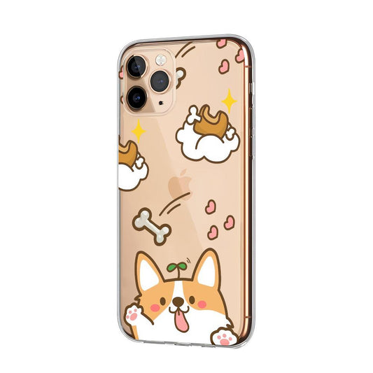 Dog Imagined Delicious Meat Clear Soft Case-Oxvistore