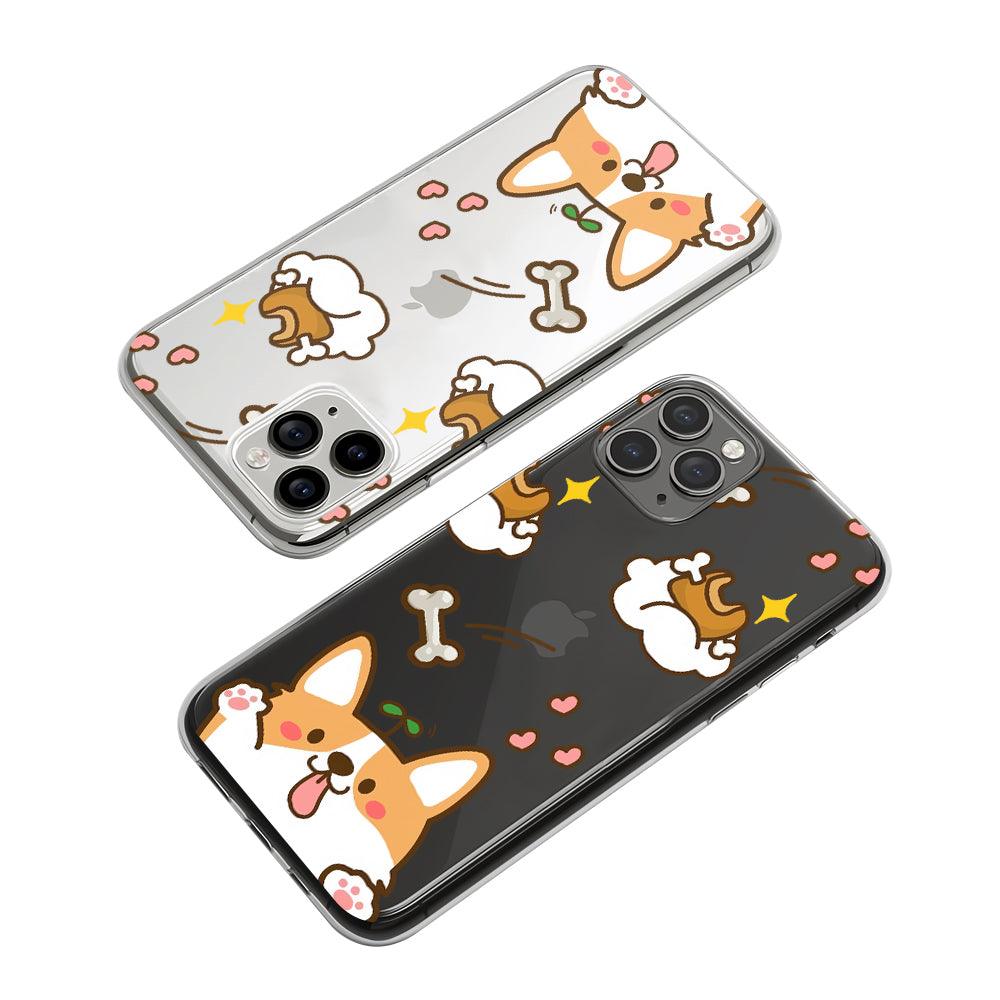 Dog Imagined Delicious Meat Clear Soft Case-Oxvistore