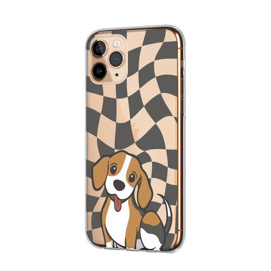 Dog Putting on an Innocent Face Clear Soft Case-Oxvistore