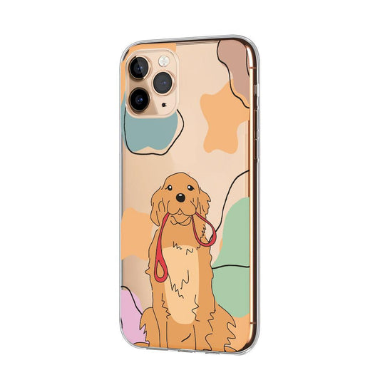 Dog Take Me for a Walk Clear Soft Case-Oxvistore