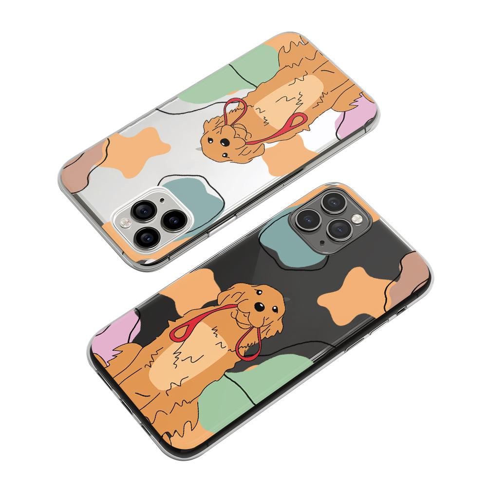 Dog Take Me for a Walk Clear Soft Case-Oxvistore