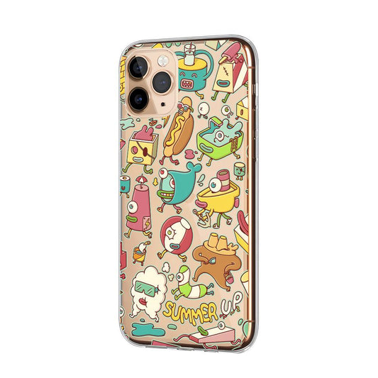 Doodle Summer on The Way Clear Soft Case-Oxvistore
