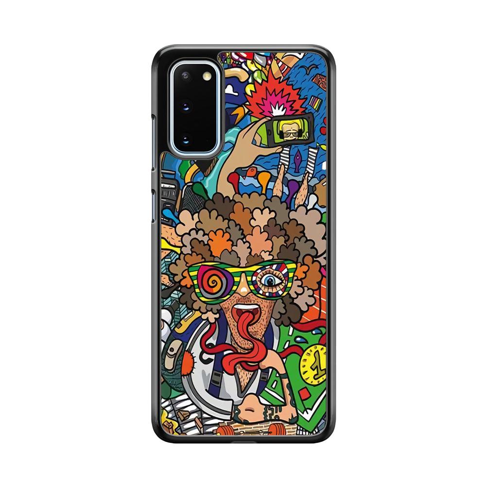 Doodle Olimpyc Sport Samsung Galaxy S20 Case-3D Case-Oxvistore
