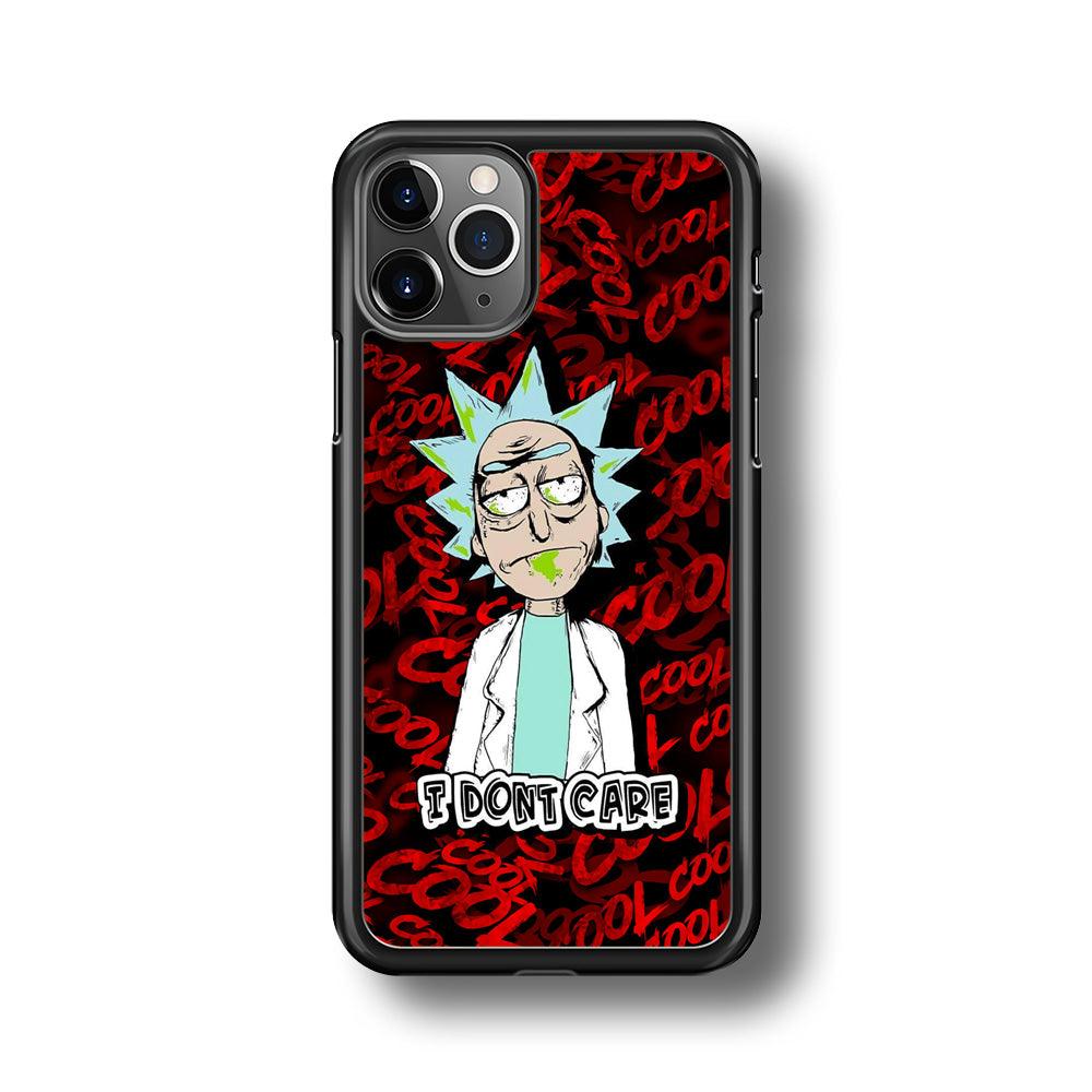 Dr Sanchez Stay Cool and Don't Care iPhone 11 Pro Max Case-Rubber Black (2D Case)-Oxvistore