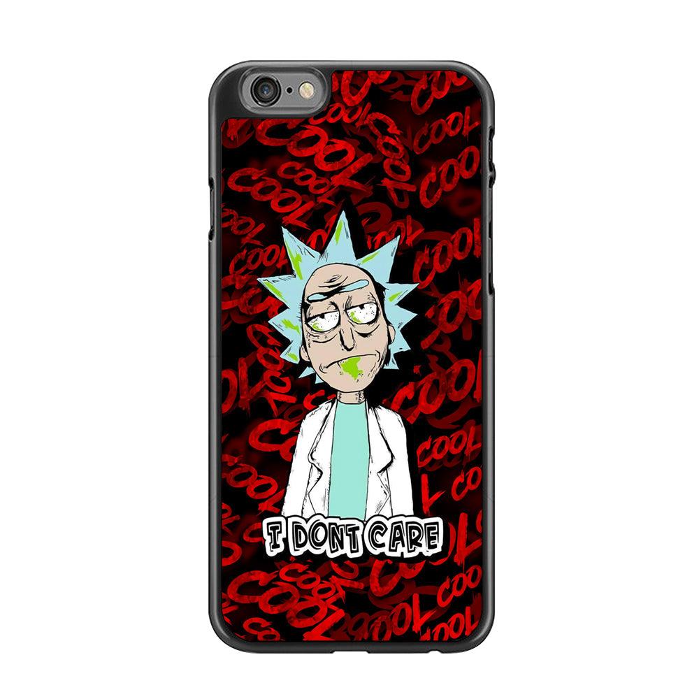 Dr Sanchez Stay Cool and Don't Care iPhone 6 Plus | 6s Plus Case-Rubber Black (2D Case)-Oxvistore