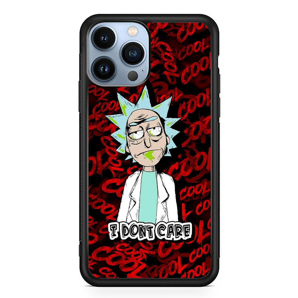 Dr Sanchez Stay Cool and Don't Care iPhone 13 Pro Case-Rubber Black (2D Case)-Oxvistore