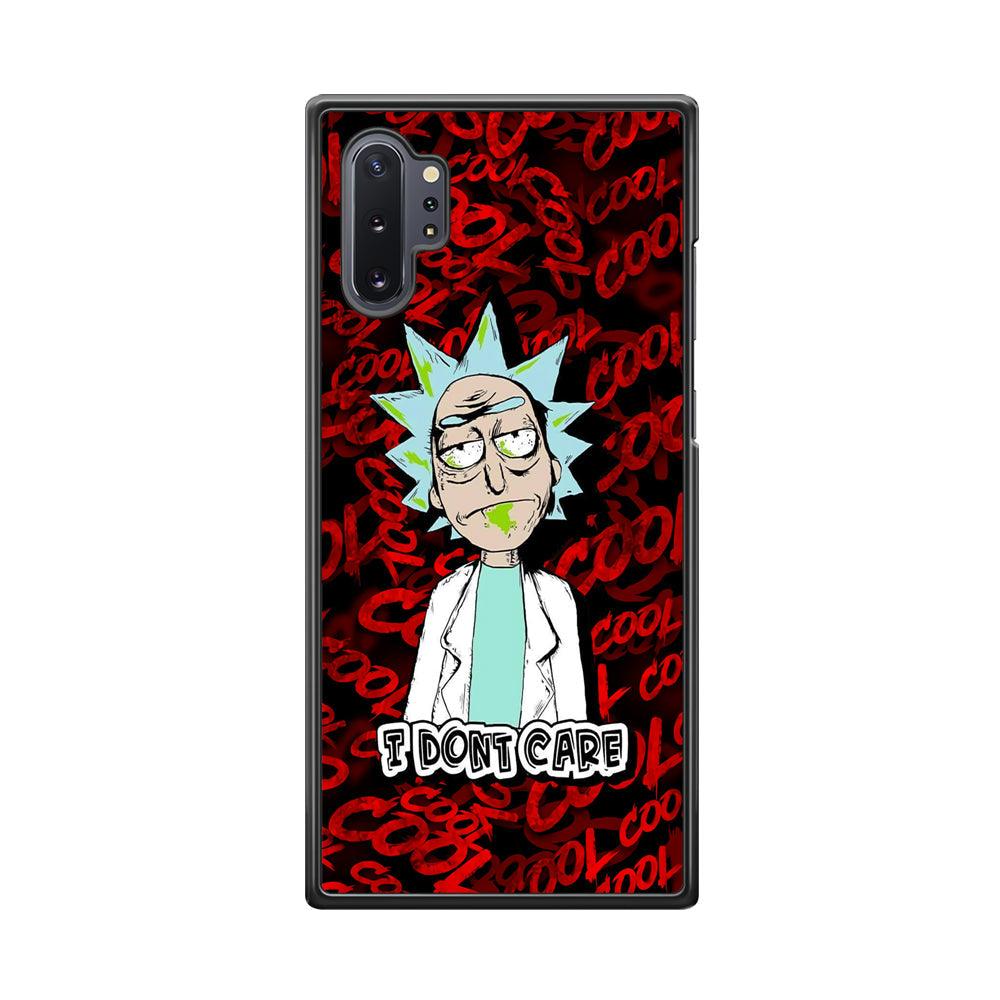 Dr Sanchez Stay Cool and Don't Care Samsung Galaxy Note 10 Plus Case-Rubber White (2D Case)-Oxvistore